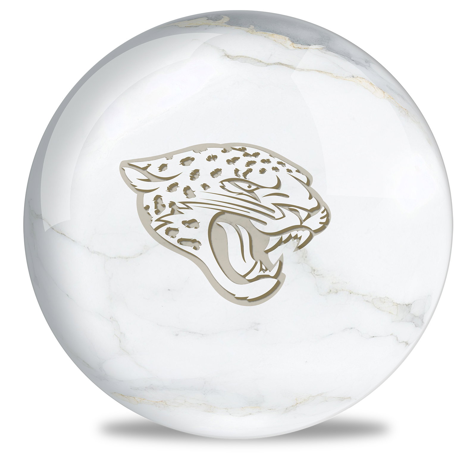 OnTheBallBowling NFL Jacksonville Jaguars Marble Ball