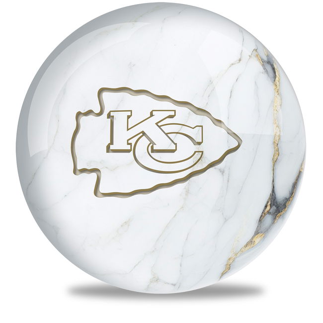 OnTheBallBowling NFL Kansas City Chiefs Marble Ball