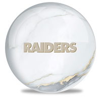 OnTheBallBowling NFL Las Vegas Raiders Marble Ball ALT Image
