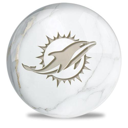 OnTheBallBowling NFL Miami Dolphins Marble Ball