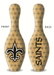 Review the OnTheBallBowling NFL New Orleans Saints Bowling Pin