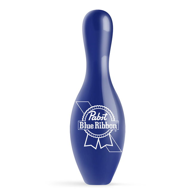 OnTheBallBowling Pabst Blue Ribbon Logo Blue Pin