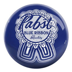 OnTheBallBowling Pabst Classic Ribbon Ball Blue Bowling Balls