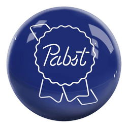 OnTheBallBowling Pabst Logo Ball Blue Bowling Balls