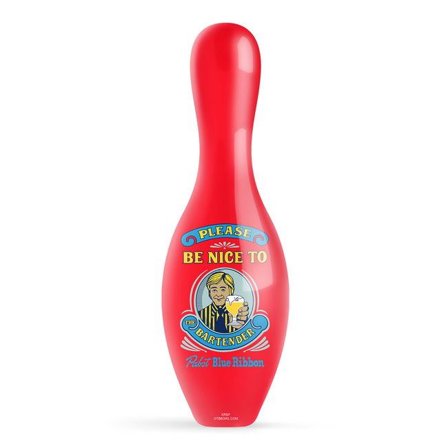 OnTheBallBowling Pabst Please Be Nice to the Bartender Pin