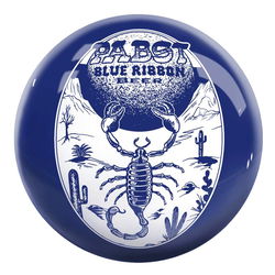 OnTheBallBowling Pabst Scorpion Ball Blue/White Bowling Balls