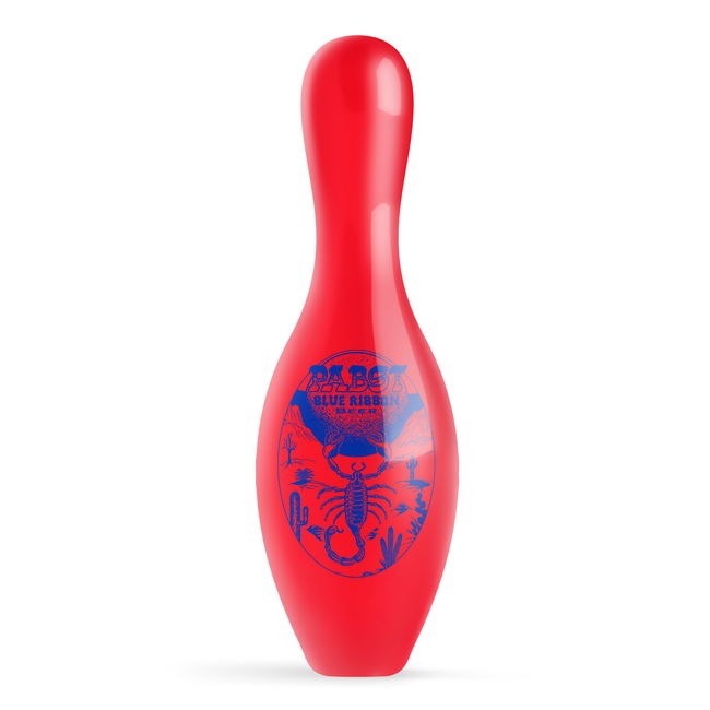 OnTheBallBowling Pabst Scorpion Red/Blue Pin