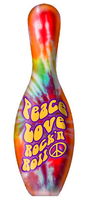 OnTheBallBowling Peace, Love, Rock Bowling Pin MAIN Image