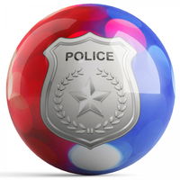 OnTheBallBowling Police Dept Red-Blue Lights ALT Image