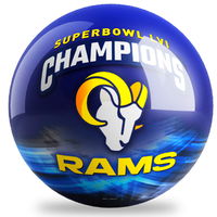 OnTheBallBowling Super Bowl LVI Champions LA Rams Ball ALT Image