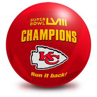 OnTheBallBowling Super Bowl LVIII Champion Kansas City Chiefs Ball ALT Image