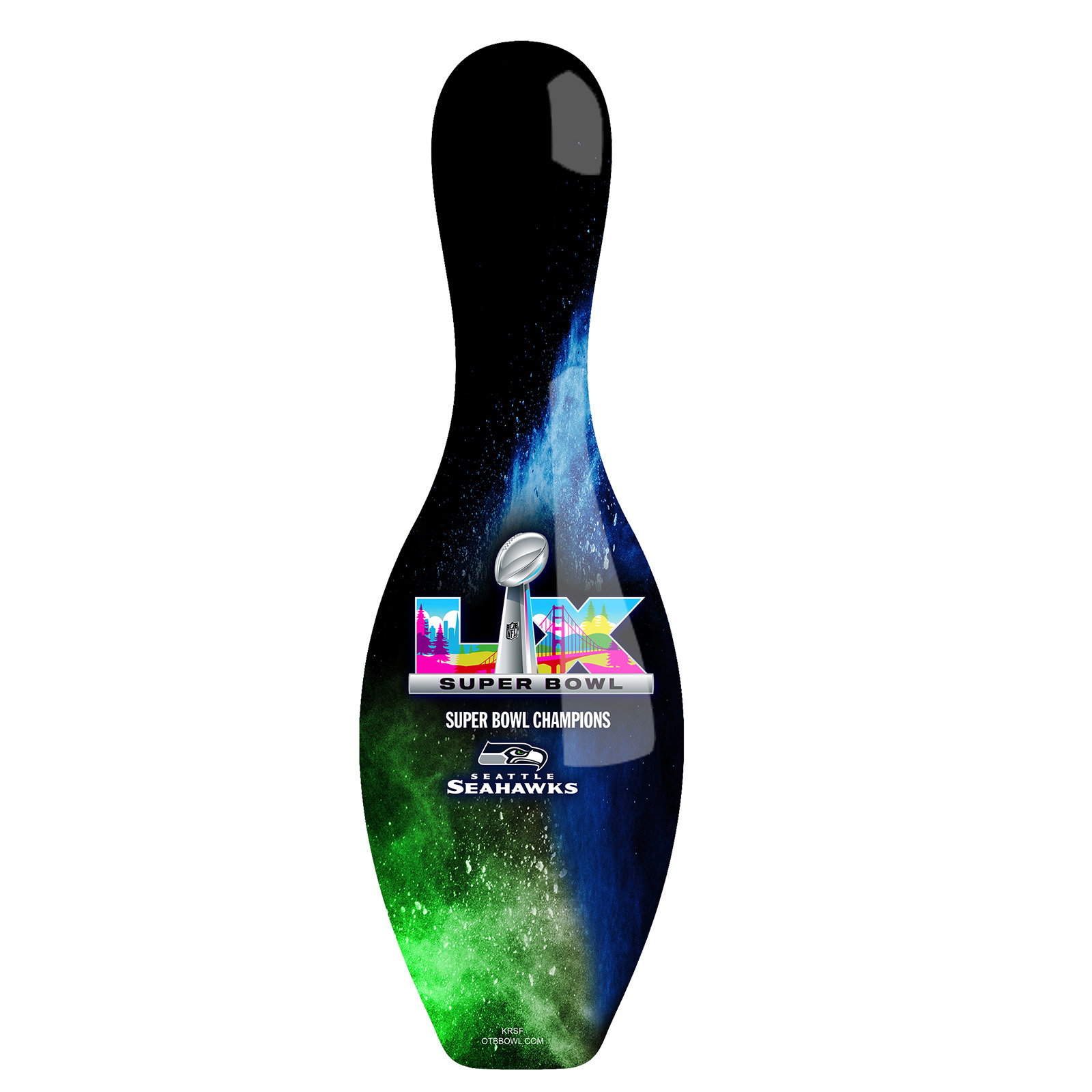 OnTheBallBowling Super Bowl LX Champs Seattle Seahawks Pin