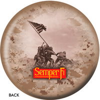 OnTheBallBowling U.S. Military Marines Iwo Jima BACK Image