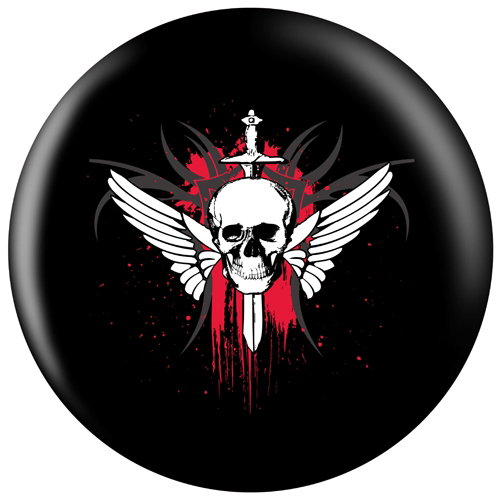 OnTheBallBowling Winged Skull
