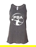 PBA Official Womens Flowy Racerback Tank MAIN Image