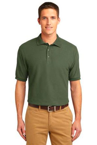 Port Authority Mens Silk Touch Polo Shirt Clover Green