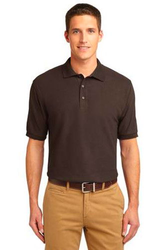 Port Authority Mens Silk Touch Polo Shirt Coffee Bean