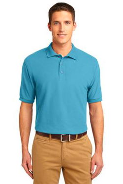 Port Authority Mens Silk Touch Polo Shirt Maui Blue