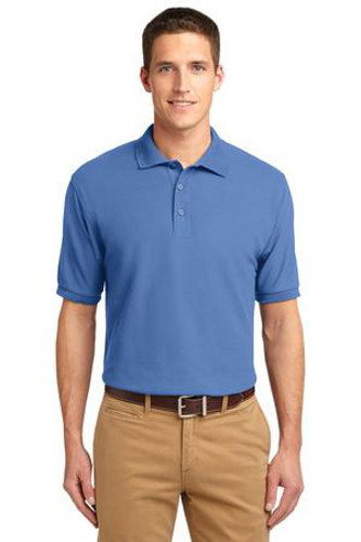 Port Authority Mens Silk Touch Polo Shirt Ultramarine Blue