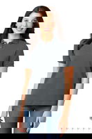 Port Authority Womens Pique Knit Sport Steel Grey MAIN Image