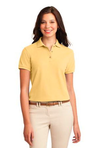 Port Authority Womens Silk Touch Polo Shirt Banana