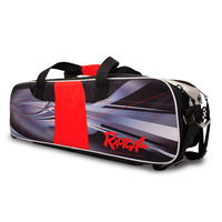 Radical Dye-Sub Triple Tote/Roller Black/Red MAIN Image
