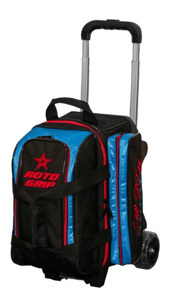 Roto Grip 2 Ball All-Star Roller Competitor Black/Red/Blue + Free