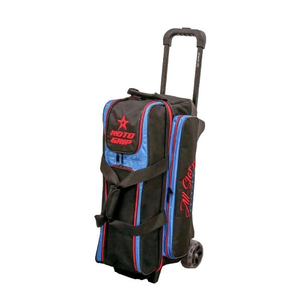 Roto Grip 3 Ball All-Star Roller Competitor Black/Red/Blue + Free