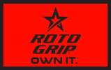 Top Roto Grip Gear: Roto Grip Woven Towel Red/Black