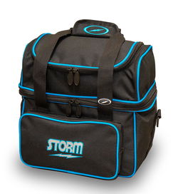 Storm 1 Ball Flip Tote Black/Electric Blue Bowling Bags