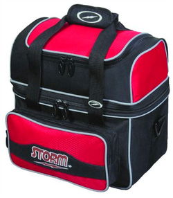 Storm 1 Ball Flip Tote Black/Red Bowling Bags