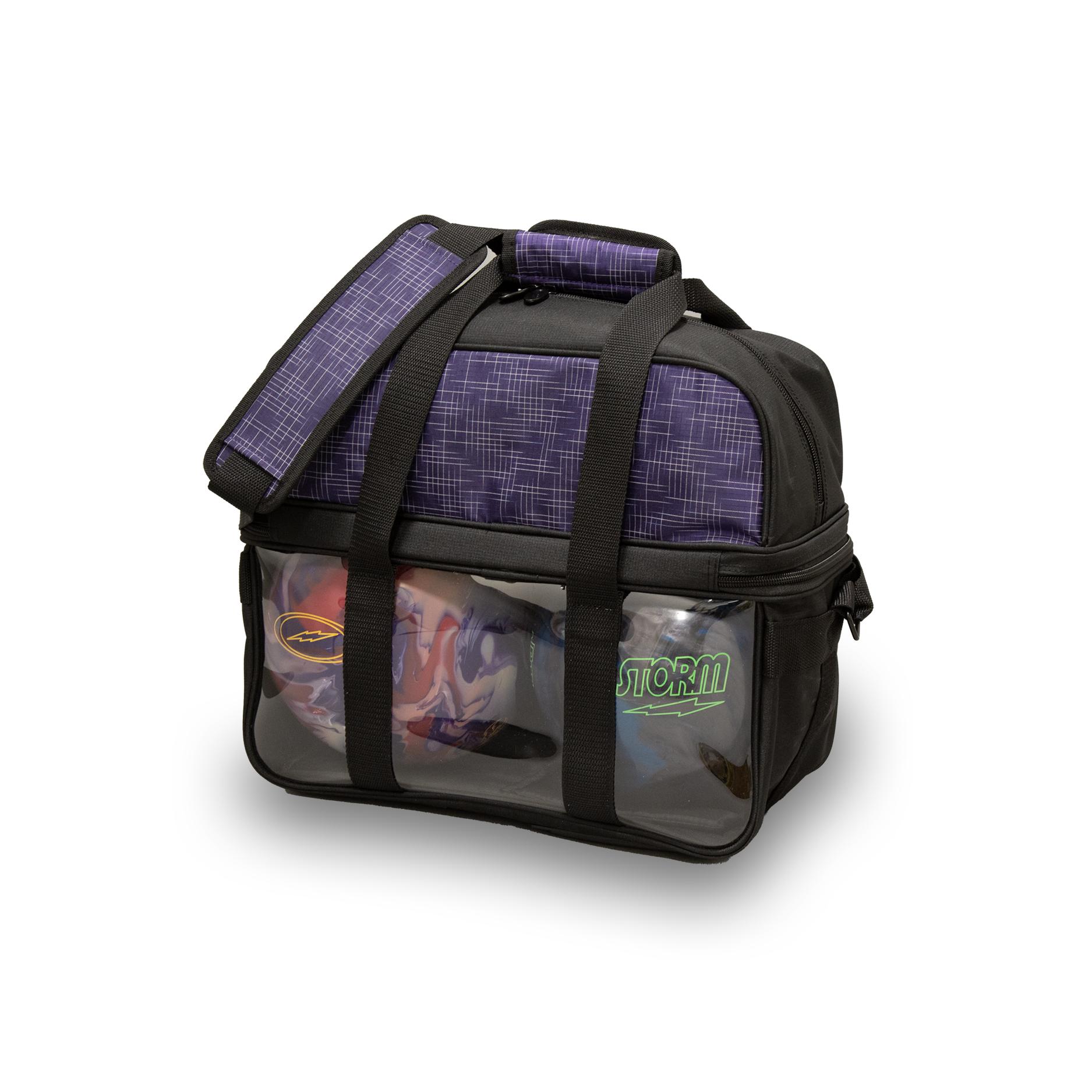 Storm 2 Ball Deluxe Tote Abstract Purple + Free Shipping