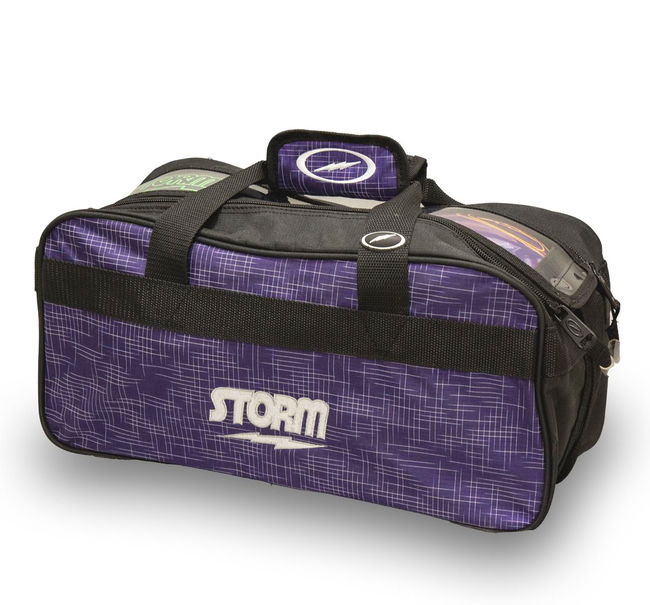 Storm 2 Ball Tote Abstract Purple