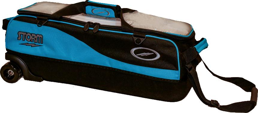 Storm 3 Ball Travel Tote Pro Blue/Black + Free Shipping