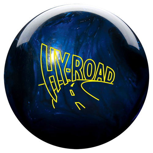 Roto Grip Hyped Pearl Bowling Ball - 15lb Black/Blue/Charcoal Symmetric Core