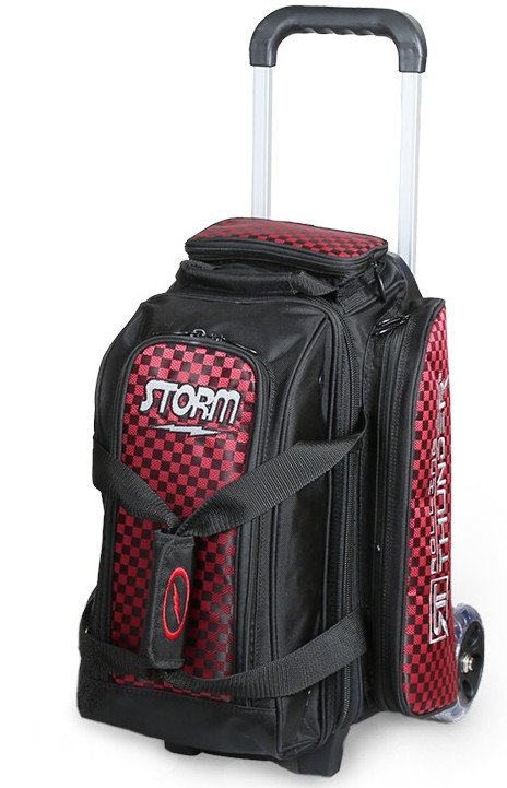 Storm Rolling Thunder 2 Ball Roller Black/Checkered Red + FREE