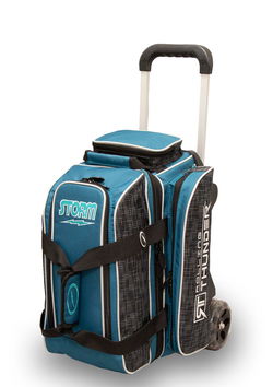 Storm Rolling Thunder 2 Ball Roller Steel Blue Bowling Bags