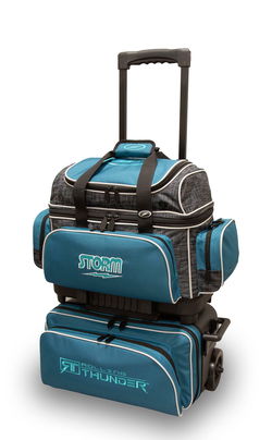 Storm Rolling Thunder 4 Ball Roller Steel Blue Bowling Bags