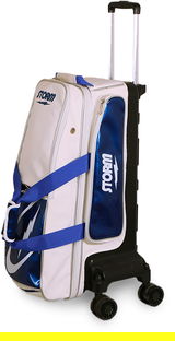 Sale Priced Bag: Storm Rolling Thunder Signature 3 Ball Roller White/Blue