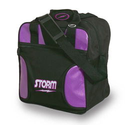 Storm Solo Single Tote Black/Amethyst Bowling Bags