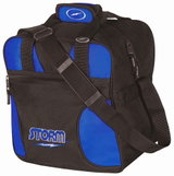 PopularOne Ball Tote Bags: Storm Solo Single Tote Black/Royal