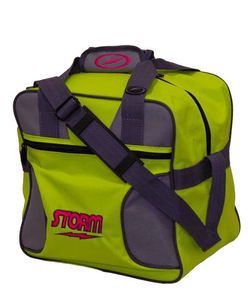 Storm Solo Single Tote Lime/Grey Bowling Bags