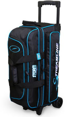 Storm Streamline 3 Ball Roller Black/Blue-ALMOST NEW Bowling Bags