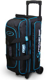 Customer Favorite Bag: Storm Streamline 3 Ball Roller Black/Blue