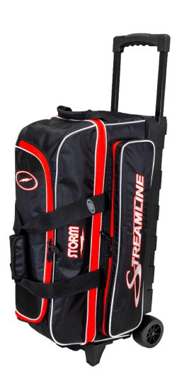 Storm Streamline 3 Ball Roller Hex Black/Red Bowling Bags