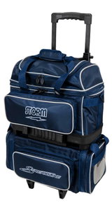 Newest/Latest Bags: Storm Streamline 4 Ball Roller Diamond Navy/Grey