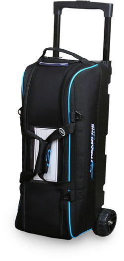Storm Streamline Pro 3 Ball Inline Roller Tour Edition Black/Blue Bowling Bags