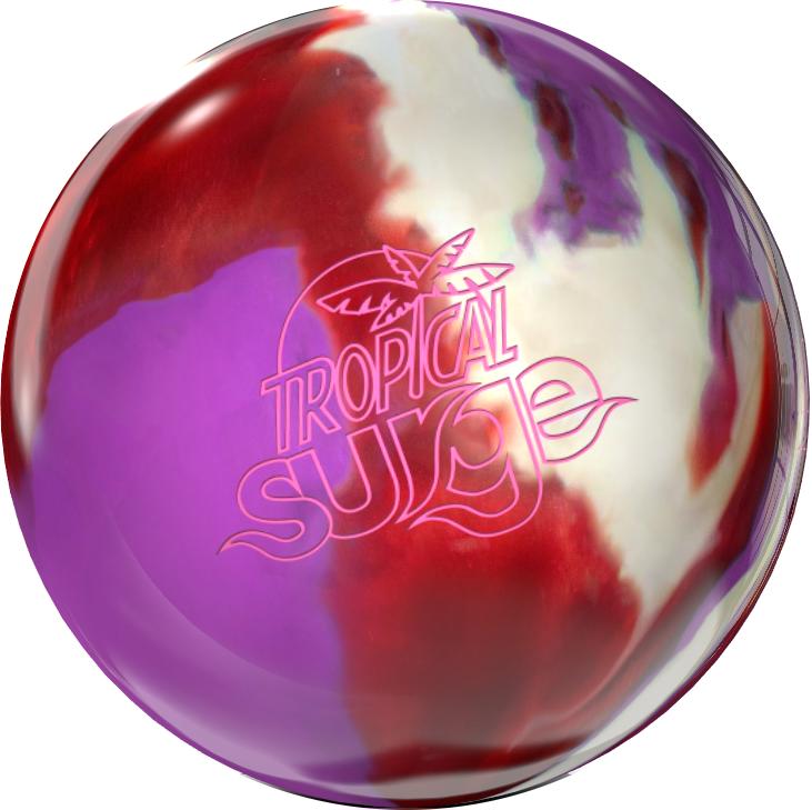Storm Tropical Surge Pearl Red/White/Purple Bowling Balls + FREE