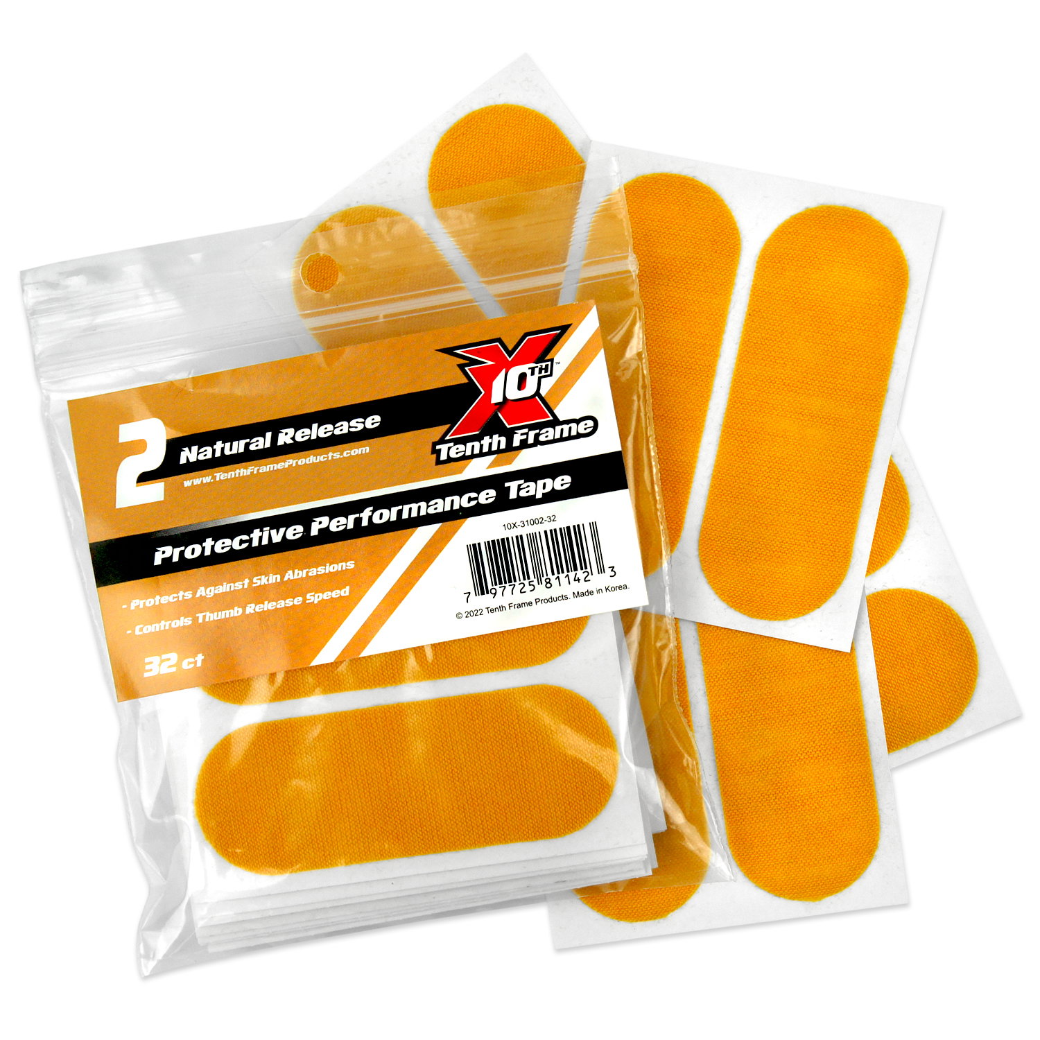 Tenth Frame Protective Performance Tape Gold Natural Release