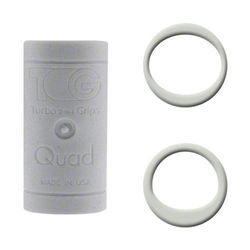 Turbo Grips Ms Quad Soft Mesh/Oval Lift White